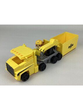 Paw Patrol Big Truck Pups Rubble Rescue Vehicle Hauler Toy Figure Spin Master